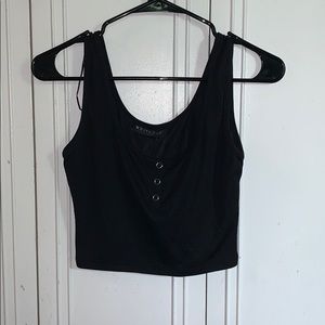 White Fox Cleo Ribbed Crop Top